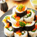 お寿司のタワー　料理撮影・フード撮影